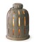 CC Home Furnishings 10.75" Decorative Laurel Green Finch Birdcage Ceramic Candle Warmer Lantern